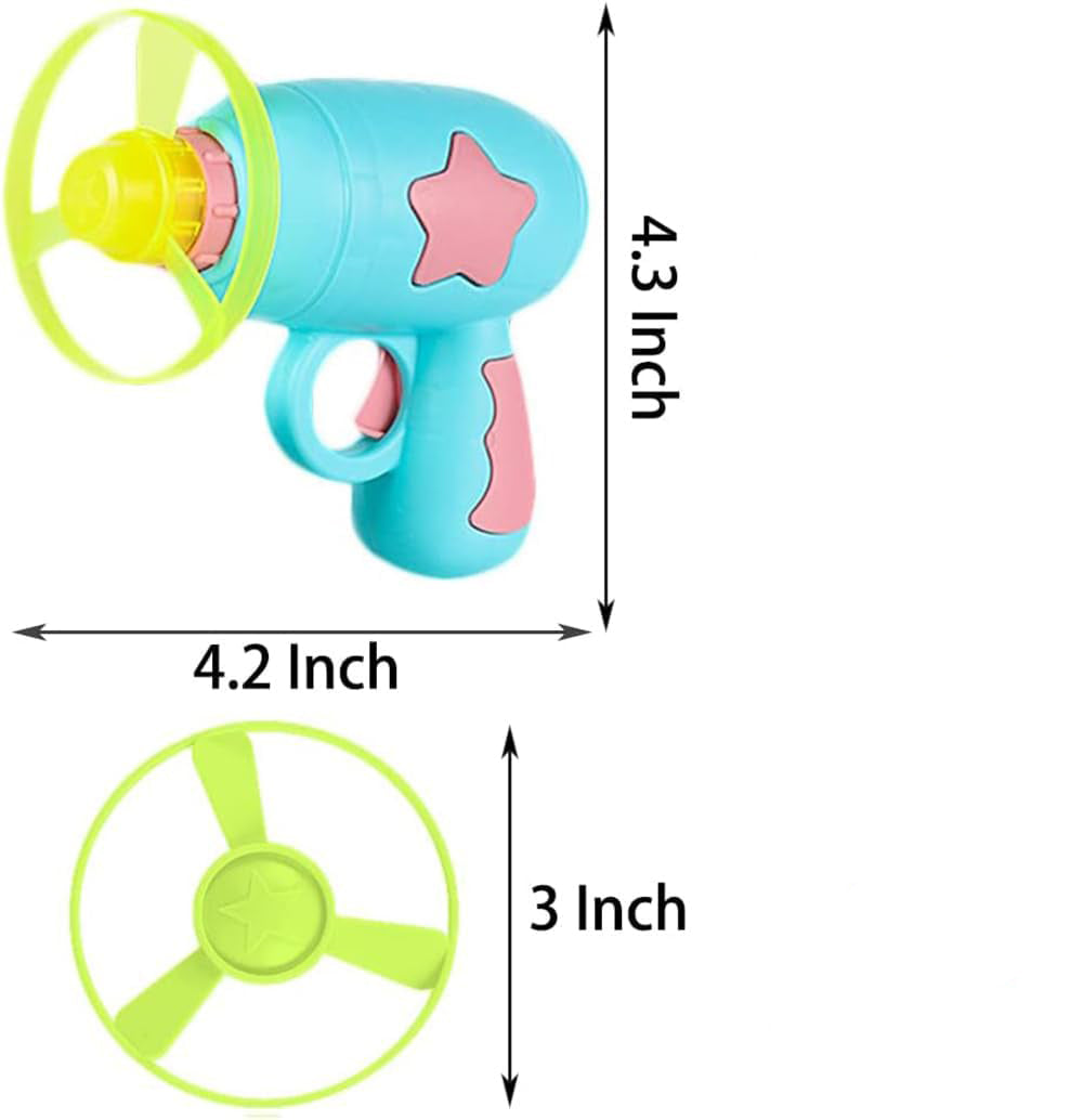 Interactive ToyTigris Cat Toy Gun with Spinning Frisbee Fun