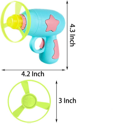 Interactive ToyTigris Cat Toy Gun with Spinning Frisbee Fun