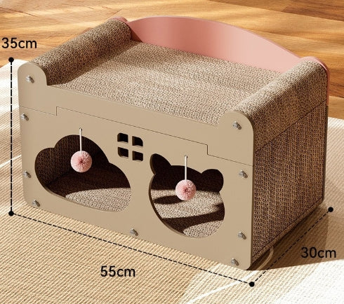 ToyTigris Premium Sisal and Corrugated Cat Scratchers