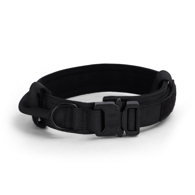 Tactical Dog Collar – Adjustable Military Nylon with Metal Buckle