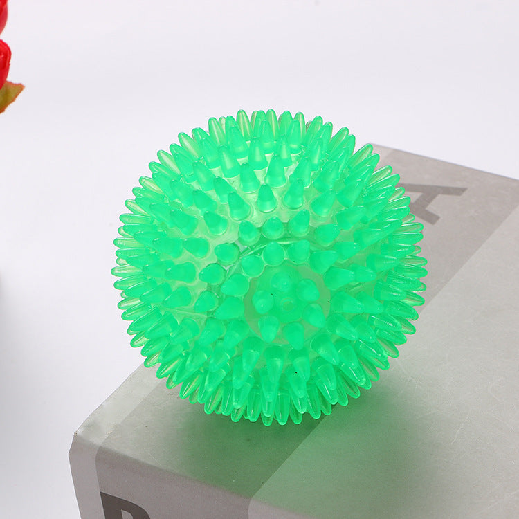 TPR Spiky Dog Toy Ball Durable Chew & Play