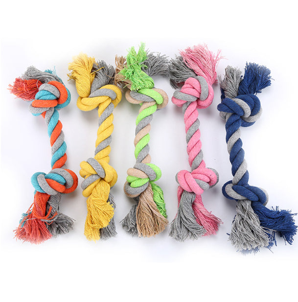 Bite-resistant cotton rope dog toy