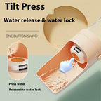 2-in-1 Portable Dog Water Bottle & Food Container for Travel & Hiking