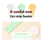 Cat Snack Spoon Strip Feeder Squeezer for Cats