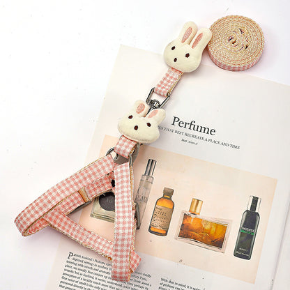 Small Dog Cute Harness & Leash