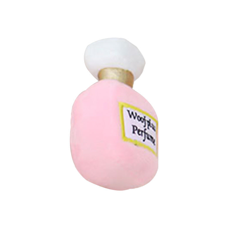 Wine & Perfume Bottle Plush Dog Toy