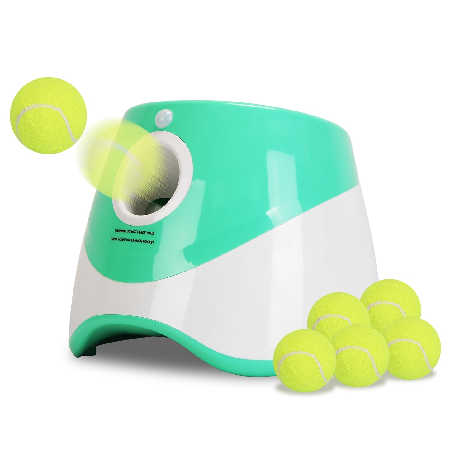 Automatic Dog Toy Ball Launcher With 3 Adjustable Launch Distance