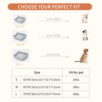 Luxury Swirl Rose Velvet Dog Bed