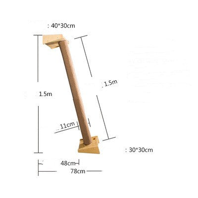 Solid Wood Large Cat Climbing Frame