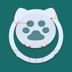 Smart Cat Door Curtain