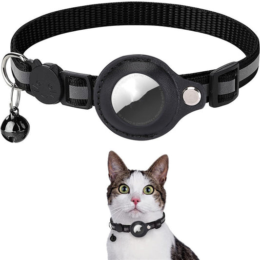 Waterproof & Reflective Airtag Cat Collar