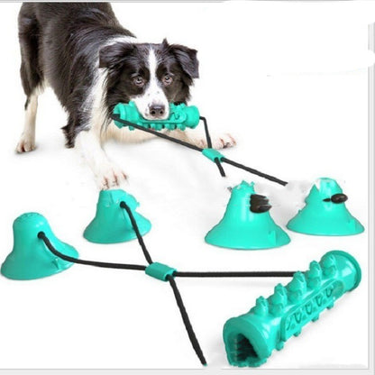 Suction Cup Bite Dog Toy