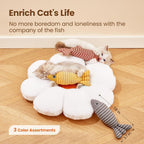 3PCS Catnip Fish Cat Toys