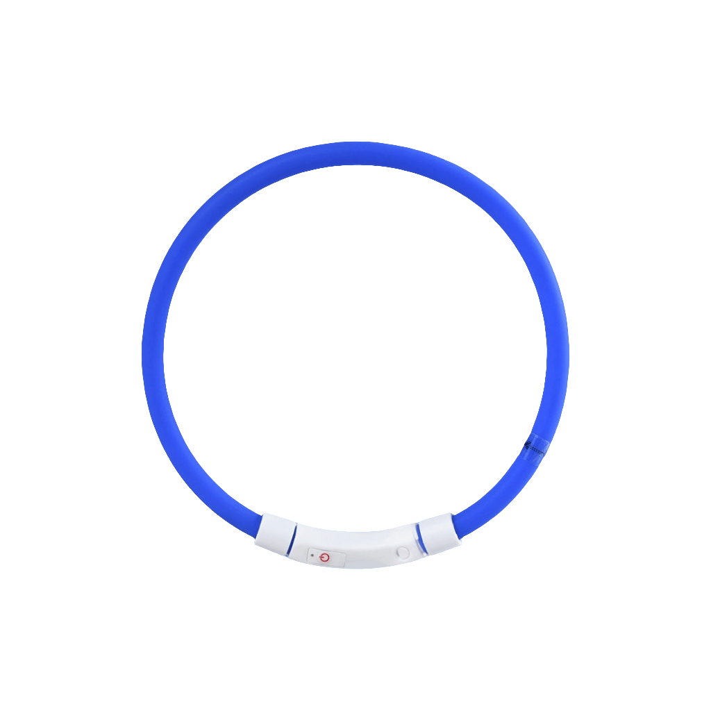 LED Pet Safety Collar – USB Rechargeable Anti-Lost Light Collar for Dogs