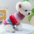 Warm Colorful Stripes Pet Sweater