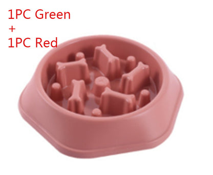 Home Style Bone Slow Feed Dog Bowl