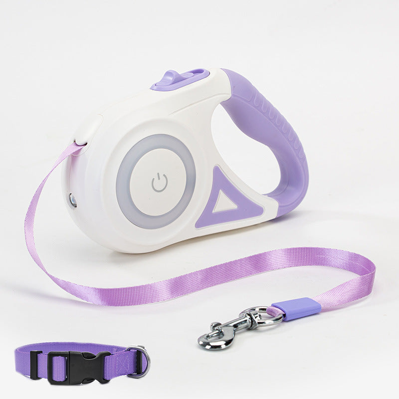 Retractable Dog Leash with LED Lights
