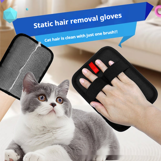 Pet Hair Removal Gloves Sticky Hair Brush for Cats and Dogs