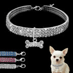 Crystal Pet Collar Bling Rhinestone
