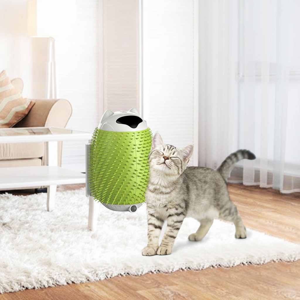 ToyTigris Smart Sensor Cat Brush and Massager