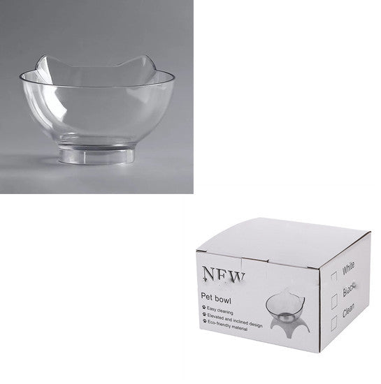 Non-Slip Elevated Double Cat Bowl with Stand Food & Water Feeder