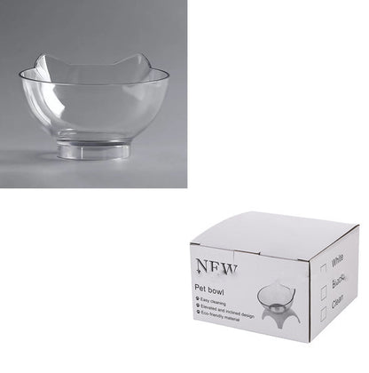 Non-Slip Elevated Double Cat Bowl with Stand Food & Water Feeder