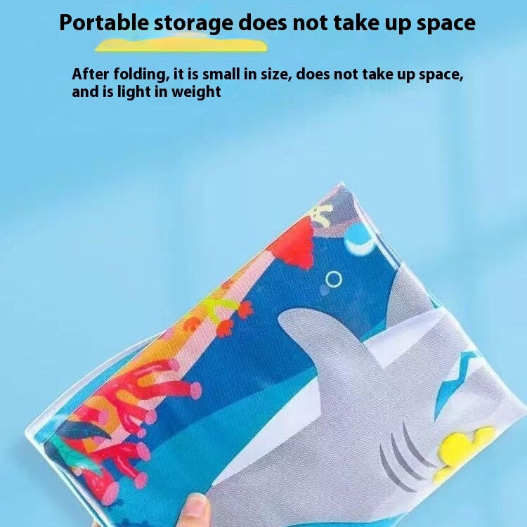Cat Summer Cooling Pad With Built-in Simulation Fish Toys