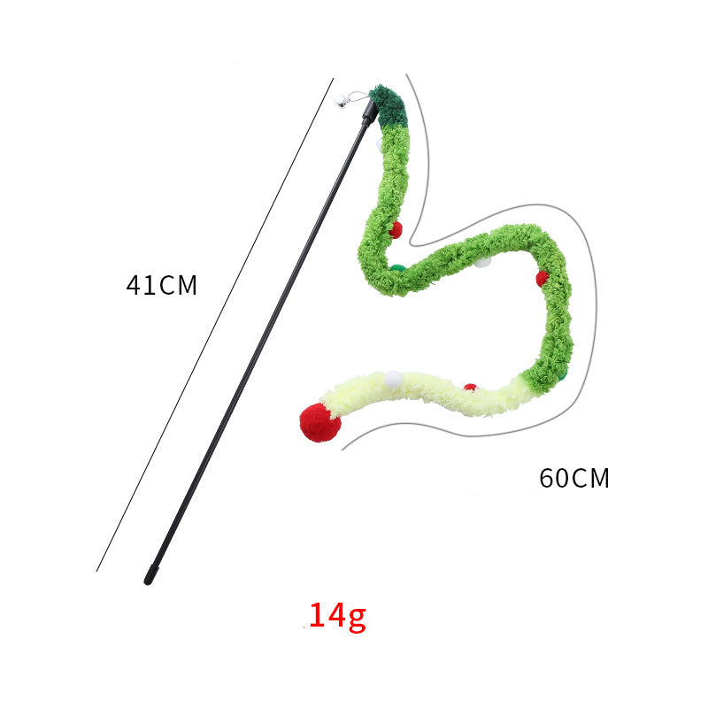 ToyTigris Plush Stick Wands Cat Toy