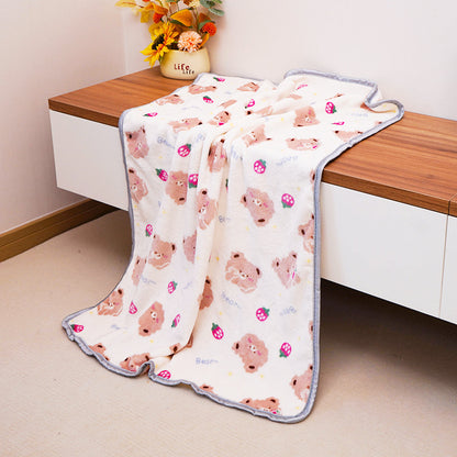 Soft Warm Pet Blanket – Cozy Dog & Cat Sleep Pad and Bed Cover