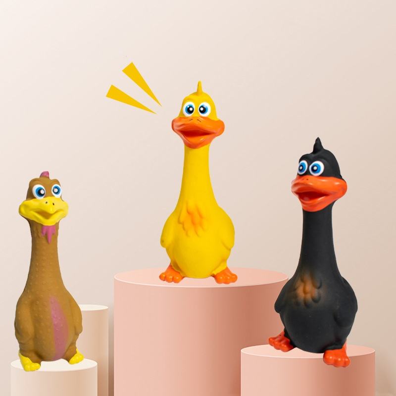 3pcs Eco Friendly Screaming Chicken Dog Toys