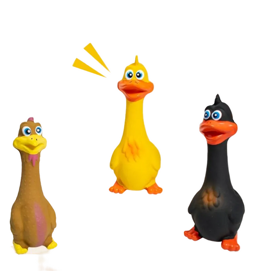 3pcs Eco Friendly Screaming Chicken Dog Toys