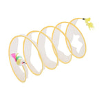 ToyTigris Folded Spring Type Cat Tunnel