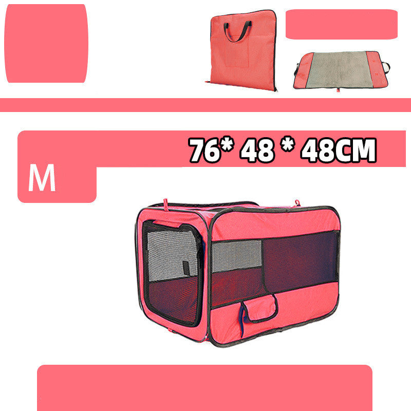 Portable Pet Travel Carrier Bag with Safety Zippers