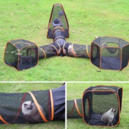 Folding Cat Playpen – Outdoor Game Fence