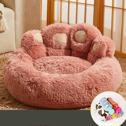 Plush Paw Pet Bed