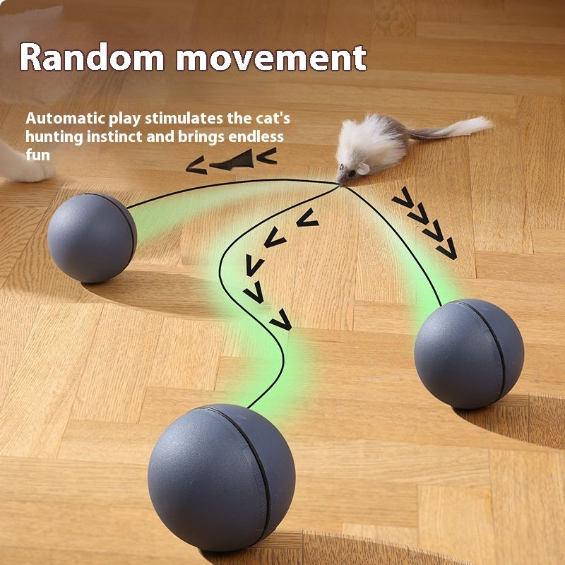 ToyTigris Intelligent Moving Ball With a Mouse Tail