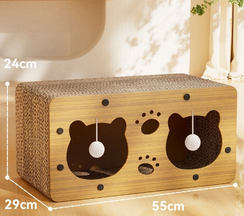 ToyTigris Premium Sisal and Corrugated Cat Scratchers
