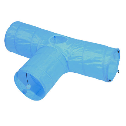 ToyTigris Foldable Cat Tunnel Toy