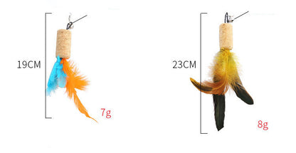 Cat Toy Feather Replacement Head