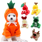 Warm Winter Dog Fruit Hoodie