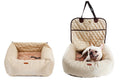2 In 1 Foldable Dog Car Seat Pad