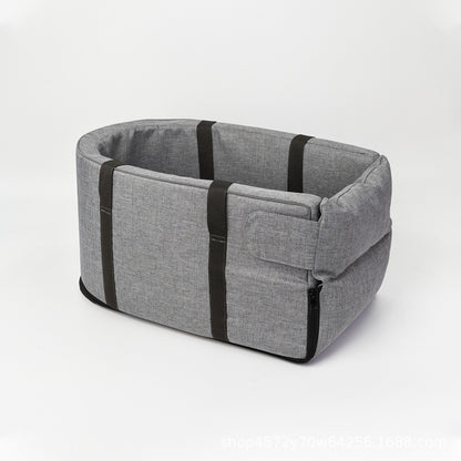 Dog Car Seat Pet Carrier Universal Armrest Box Nonslip Quilted Pet Car Carrier Bags For Small Dogs Outdoor Travel Pet Supplies