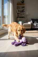Squeaky Cotton Dog Toy