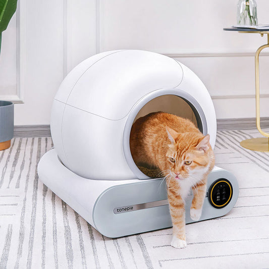 Intelligent Automatic Fully Enclosed Cat Litter Box – Self-Cleaning