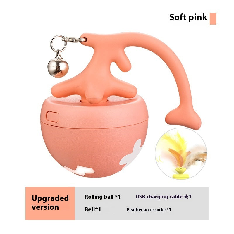 Smart Interactive Cat Toy USB Rechargeable Play Ball