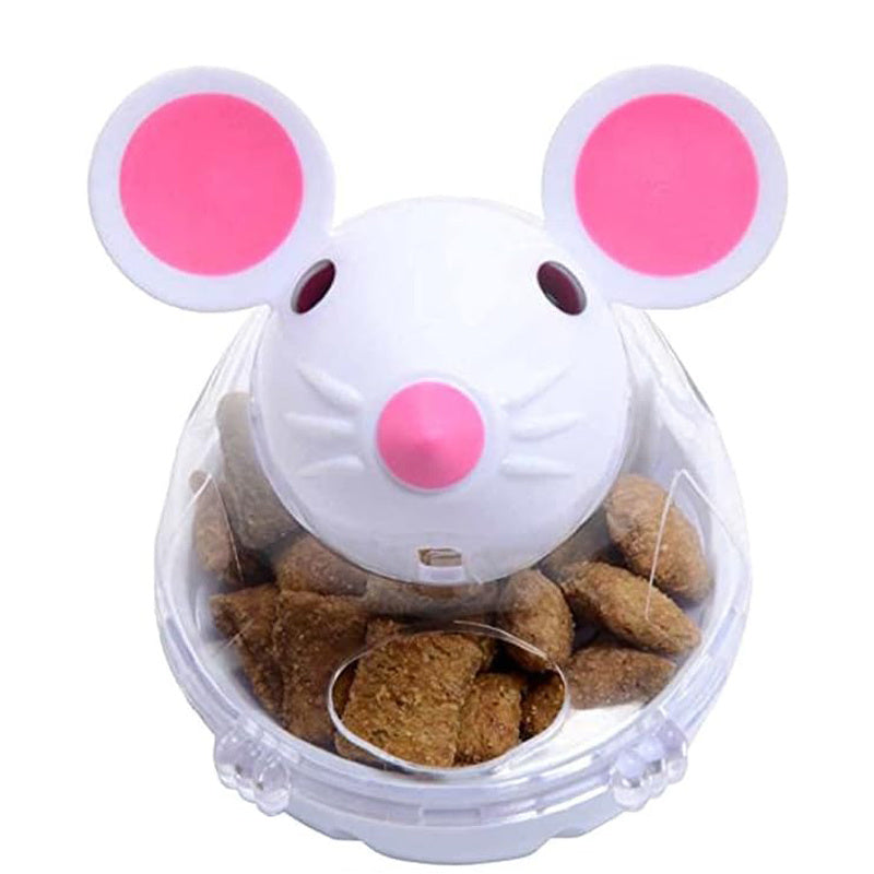 Mice-Shaped Cat Treat Feeder Interactive Food Toy for Cats