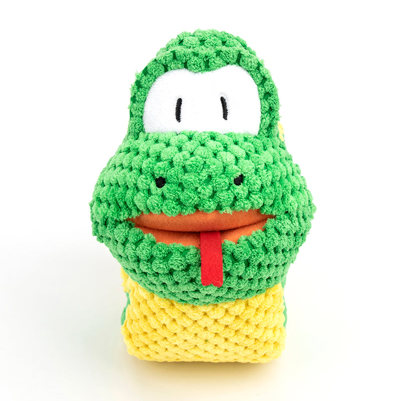 IQ Training Squeaky Snake Dog Toy