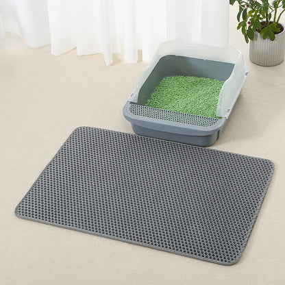 Double-Layer Cat Litter Mat