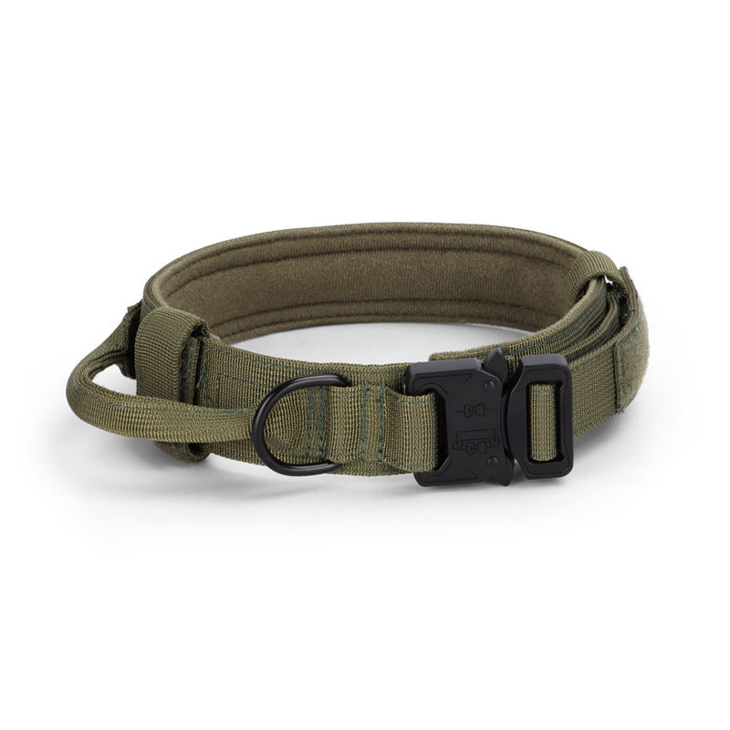 Tactical Dog Collar – Adjustable Military Nylon with Metal Buckle