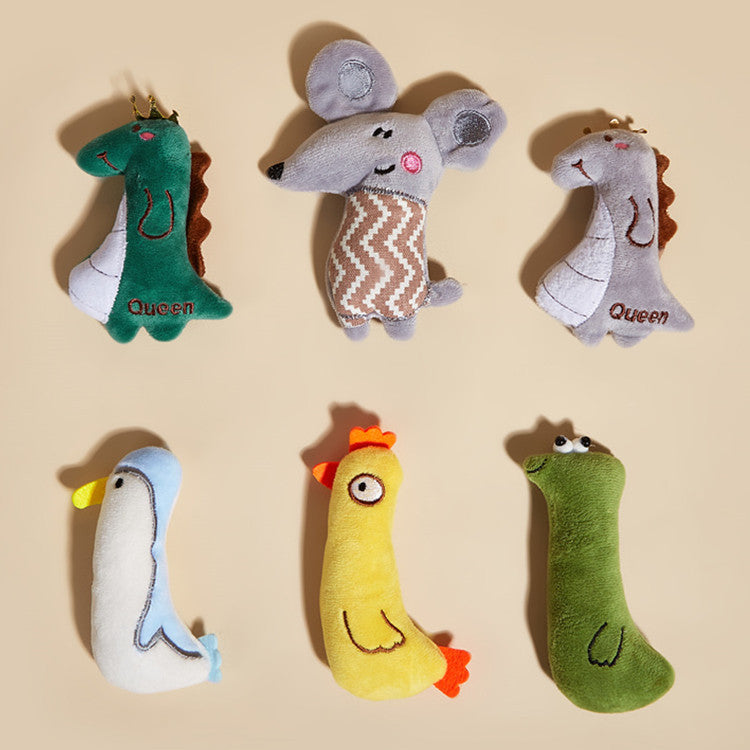 Plush Toy Contains Catnip Cat Toy Self-Hi Bite-resistant Scratch-resistant Pet Supplies
